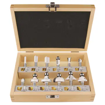 Frässet Makita 12 Delar 8 mm