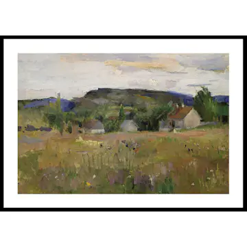 Poster Gallerix Landskab Fra Bærum By Harriet Backer