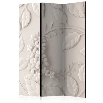Rumsavdelare Skärmvägg Arkiio Paper Flowers Cream 135x172 cm