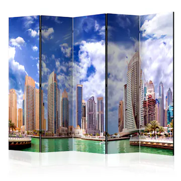 Rumsavdelare Skärmvägg Arkiio Cumulus over Dubai II 225x172 cm