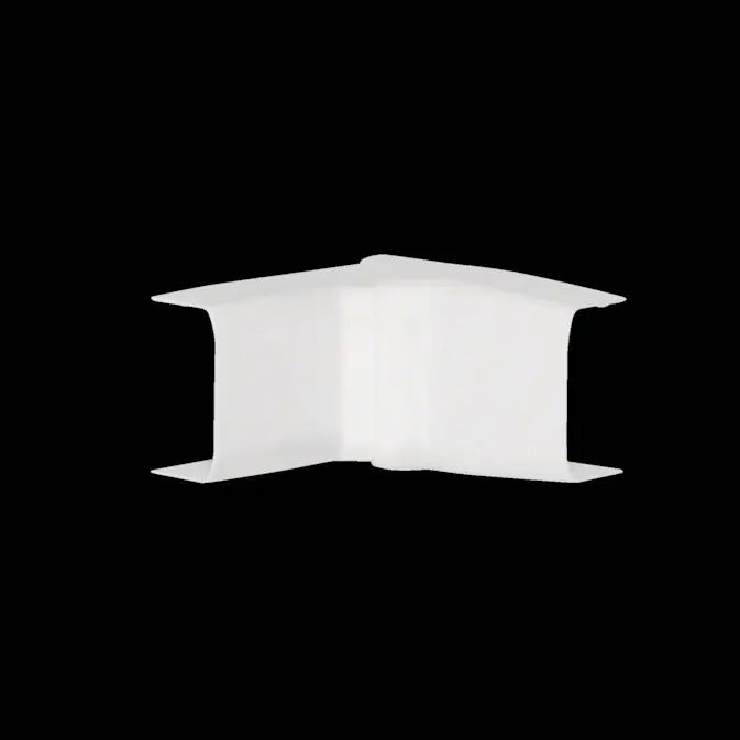 Innerhörn till Minikanal Hager ATA/ATH Flexibelt Halogenfri Vit RAL 9016