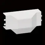 T-Stycke till Matarkanal Hager LF/LFH Flexibelt 20 x 35 mm Halogenfri Vit RAL 9016