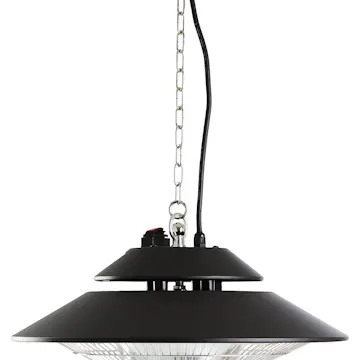 Infravärmare Outfit Bella Fjärrkontrollstyrd Hängande Terrassvärmare med Lampa