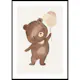 Poster Gallerix Teddy Bear With Balloon