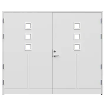 Garageport Leksandsdörren Saltö Classic