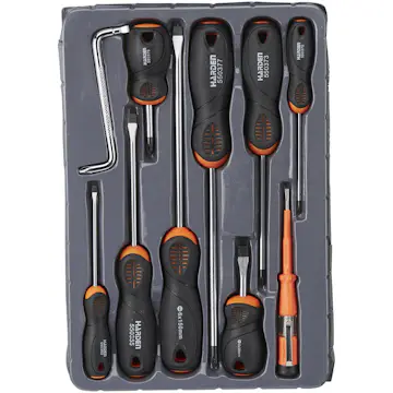 Skruvmejselsats Harden 10-delar