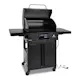 Elgrill Landmann 1192 Black 2023 med Gjutjärnsgaller med Inbyggd Termometer & Sidobord