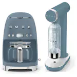 Kaffebryggare och Kolsyremaskin Smeg Storm Blue