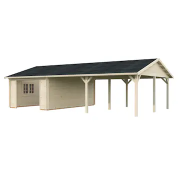 Garage Palmako Roger med Carport 53,1 m2