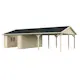 Garage Palmako Roger med Carport 53,1 m2