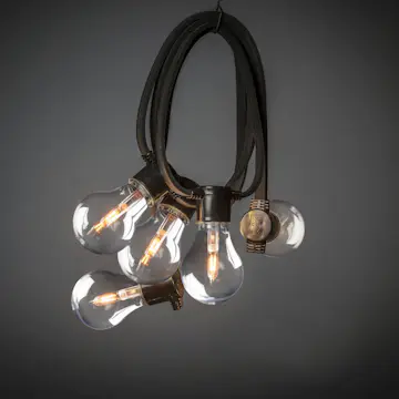 Tilläggsslinga Gnosjö Konstsmide 4147-800 E27 10 LED Utbytbar