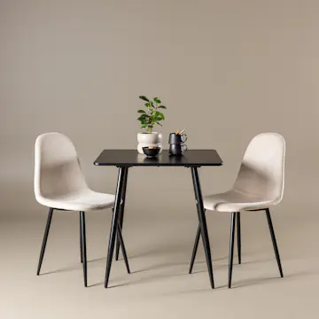 Matgrupp Venture Home Polar 75 med 2 st Polar Stolar Sammet