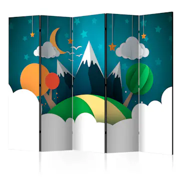 Rumsavdelare Skärmvägg Arkiio Little Traveller II 225x172 cm