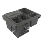 Källsorteringskärhållare Beslag Design Trend Highside 600 Eco Mörkgrå