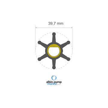 Impellerkit Albin Group Marine Premium 06-01-004