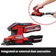 Slipmaskin Einhell TC-OS 18/187 Li 18V Utan Batteri & Laddare