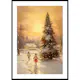 Poster Gallerix Winter Village Sunset