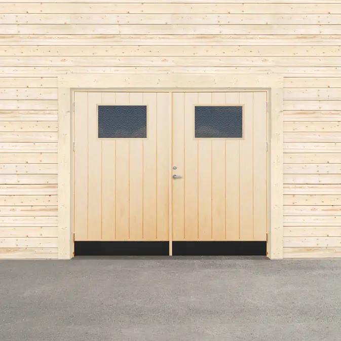 Garageport Sveadörren Kall Cotswold Obehandlad