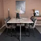 Matgrupp furniture/fashion Jenni med 6 Limhamn Light Stolar