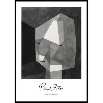 Poster Gallerix Rough-Cut Head By Paul Klee