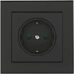 Vägguttag Malmbergs Optima 1-V Mj Skruvlös