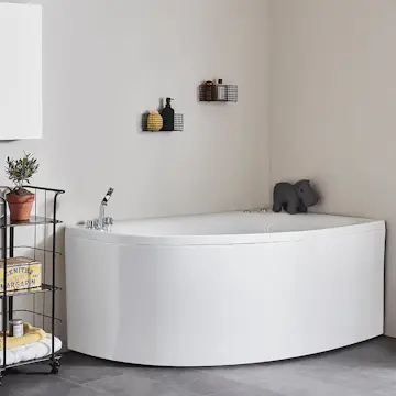 Bubbelbadkar Noro Sand 160 inkl. blandare