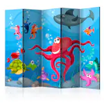 Rumsavdelare Skärmvägg Arkiio Octopus And Shark II 225x172 cm