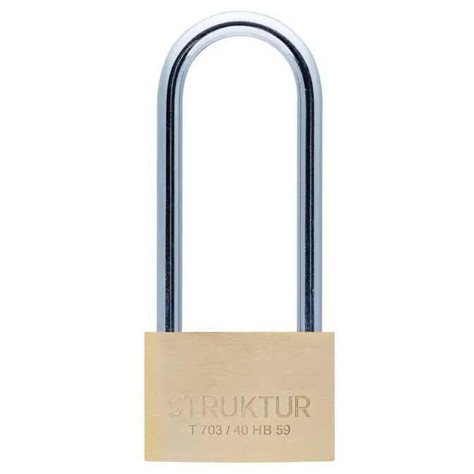 Hänglås Millers Mässing T 703/40Hb63