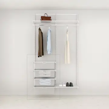 Tilläggslösning Elfa Ready Solution 60.2 Vit B: 607 mm