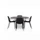 Matgrupp furniture/fashion Stone Rund med 4 Baltimore Stolar