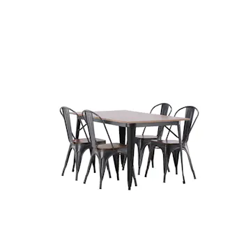 Matgrupp Venture Home Tempe med 4 Tempe Stolar