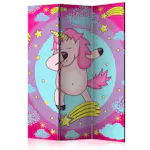 Rumsavdelare Skärmvägg Arkiio Dancing Unicorn 135x172 cm