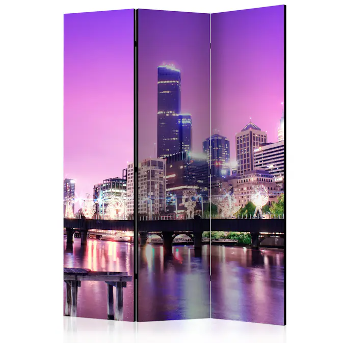 Rumsavdelare Skärmvägg Arkiio Purple Melbourne 135x172 cm