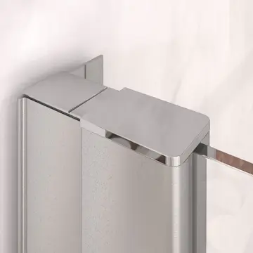 Distansprofil Hietakari för Duschvägg Forma Fast Anodiserad Grå