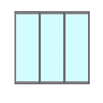 Fast Väggparti Novoroom Ultra 3-Delat