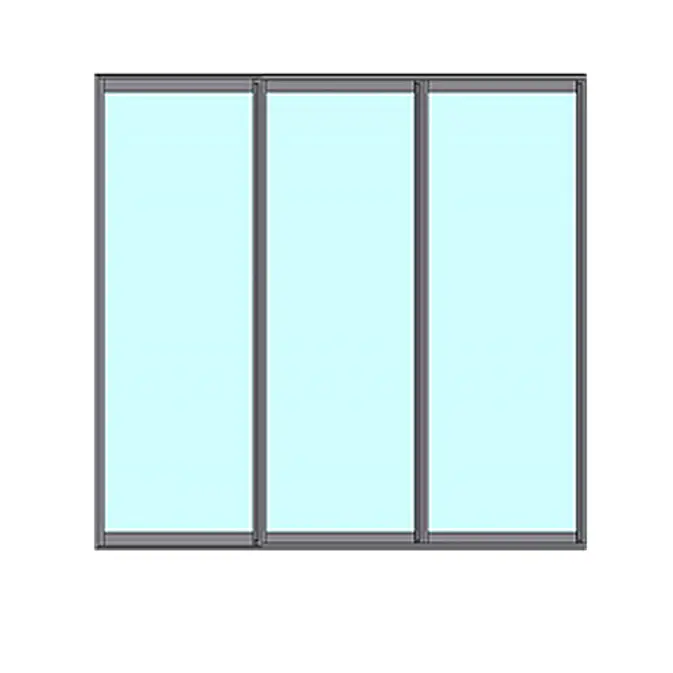 Fast Väggparti Novoroom Ultra+ 3-Delat