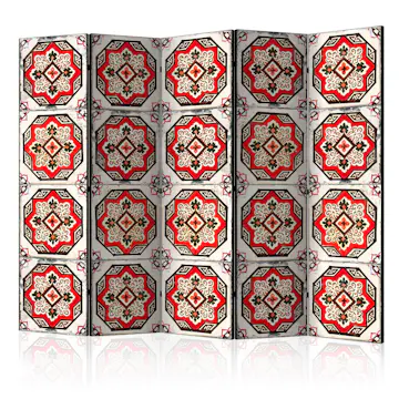 Rumsavdelare Skärmvägg Arkiio Dance of Red Line II 225x172 cm