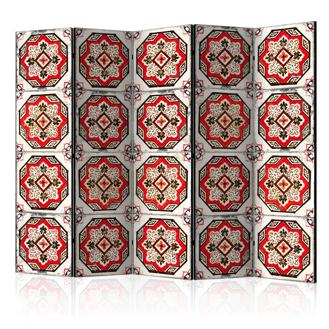 Rumsavdelare Skärmvägg Arkiio Dance of Red Line II 225x172 cm