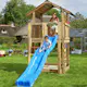 Lektorn Jungle Gym Chalet 2.1 Lektorn Blå Rutschkana