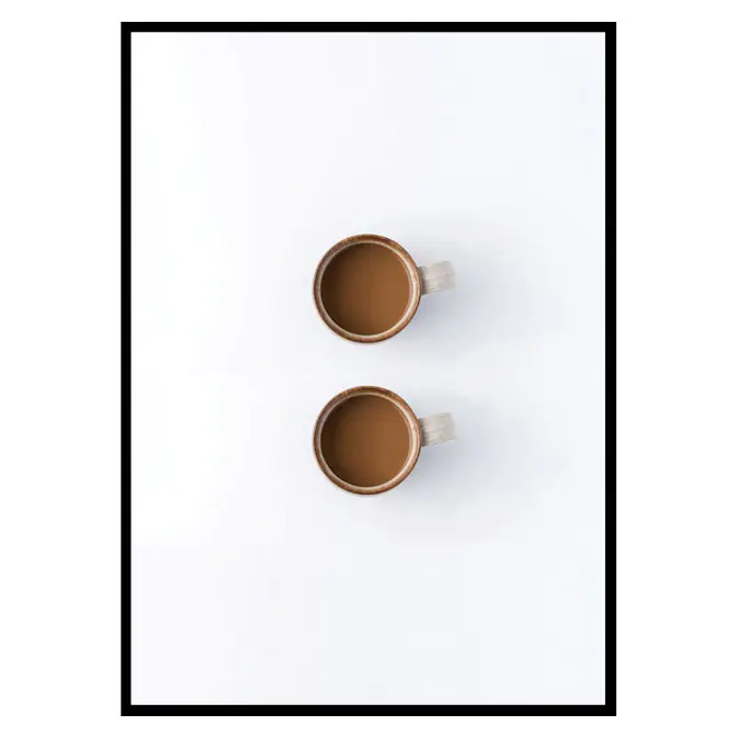 Poster Gallerix Two Cups Of Coffee