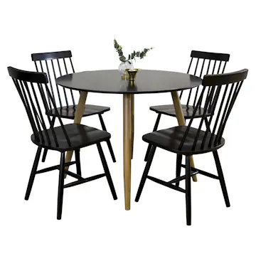 Matgrupp Venture Home Plake med 4 Lena Stolar