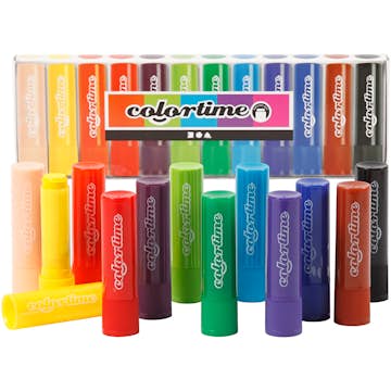 Färgkritor Creativ Company Soft Color stick Mixade Färger 12 st/1 Förp