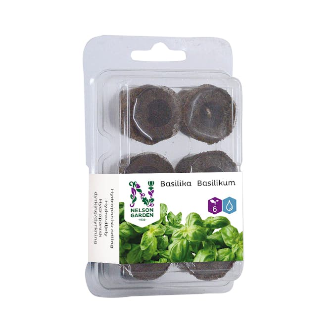 Hydroponisk Fröplugg Nelson Garden Basilika