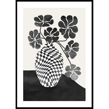 Poster Gallerix Checkered Vase