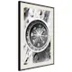 Poster Artgeist Affisch Black and White Compass