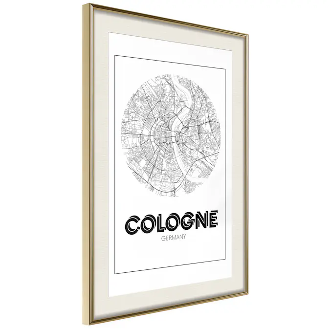 Poster Artgeist Affisch Retro Cologne