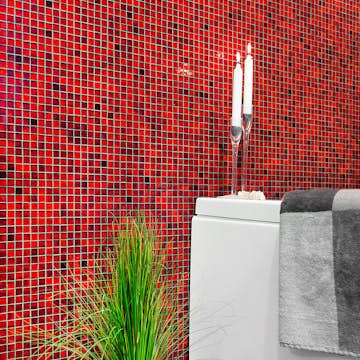 Mosaik Konradssons Sicis Crimson 1,5x1,5 cm