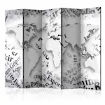 Rumsavdelare Skärmvägg Arkiio The World of Newspapers II 225x172 cm