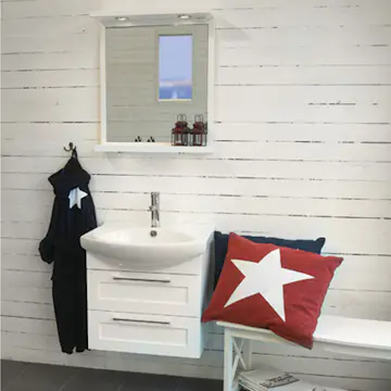 Möbelpaket Noro Polo Vit Ramlucka