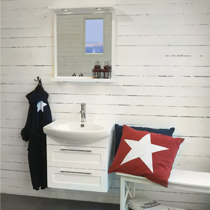 Möbelpaket Noro Polo Vit Ramlucka